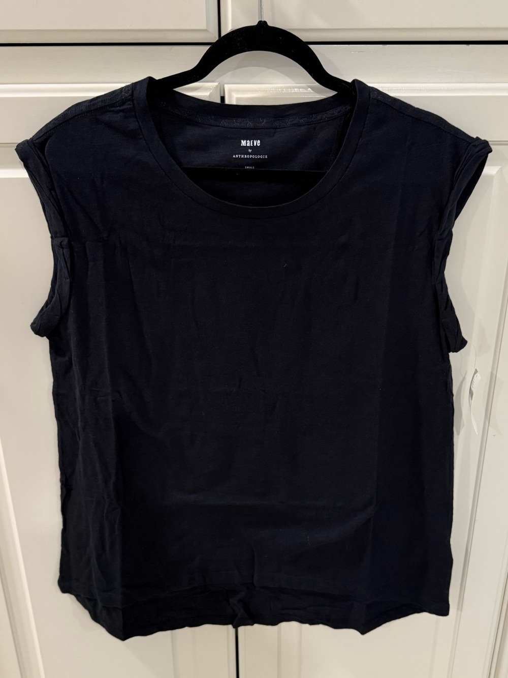 Anthropologie Maeve Black Sleeveless Tank